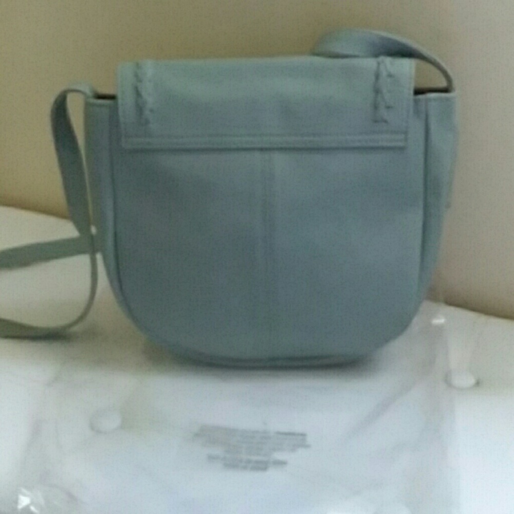 BLACK ONLY-SADDLEBAG, LEATHER CROSSBODY - Picture 2 of 8